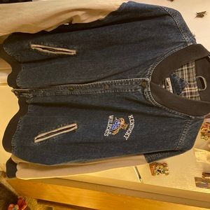 Most Wanted brand blue Jean U of K jacket